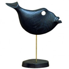 51001Ч Скульптура «Рыба №1» черная