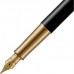 Ручка Parker Sonnet Lacquer Deep Black c пером из золота