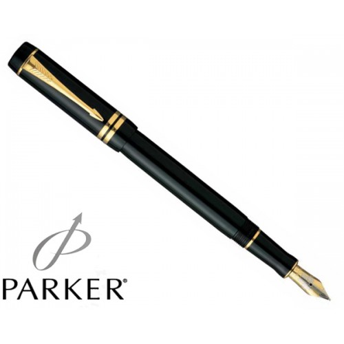 Перьевая ручка Parker Duofold Centennial Black GT S0690330