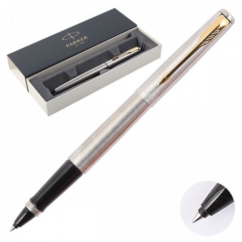 Ручка Parker Jotter Stainless Steel GT со стержнем роллер