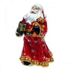 Шкатулка Дед Мороз со стразами 1686