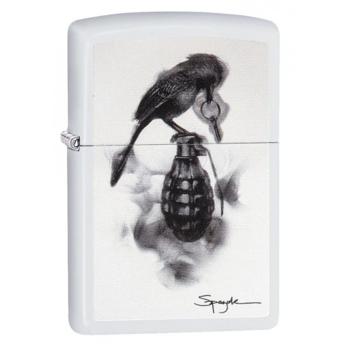 Зажигалка Zippo 29645 Bird & Grenade с рисунком